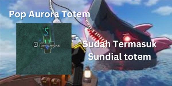 Pop Aurora Totem - Fisch (Min beli 6 = 1 jam) Beli 10 Dapet Bonus dari admin