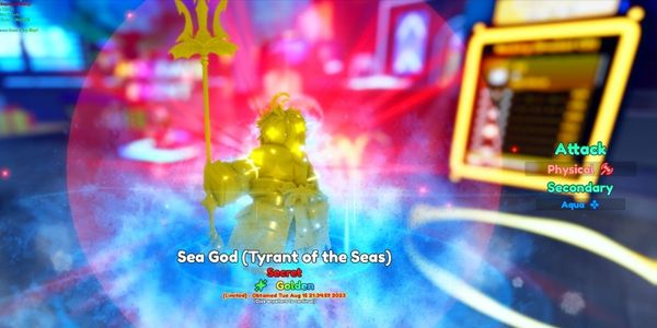 Sea God (Tyrant of the Seas) / Poseidon EVO - Anime Adventures