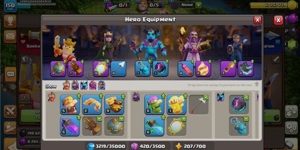 BADAK - TOWNHALL 14 DONASI ( 6 SKILL EPIC ON )