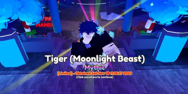Tiger (Moonlight Beast) - Anime Adventure