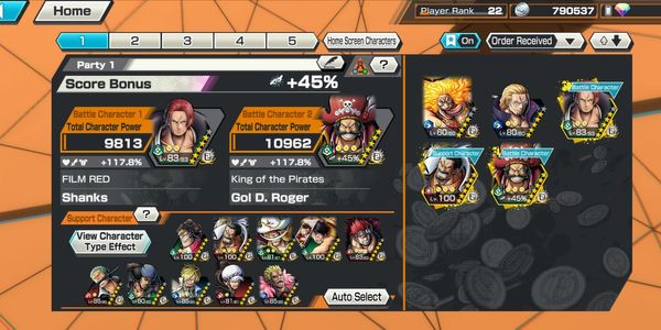 Akun 3 Extreme Roger max X Shanks B5 X Bigmom
