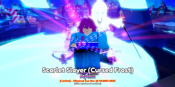 Scarlet Slayer (Cursed Frost) || Anime Adventure