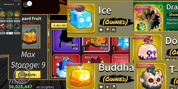 Dragon Perm Trex perm dough  Buddha dan ice Perm (Perm dragon)  dengan storage 9 almost full gamepass - ex notifier