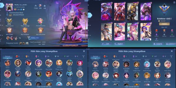 Allmax Skin 250+ Free Change Email [Allkos] [Max Hero&Emblem]  [Garansi Sampe Tutup Game]