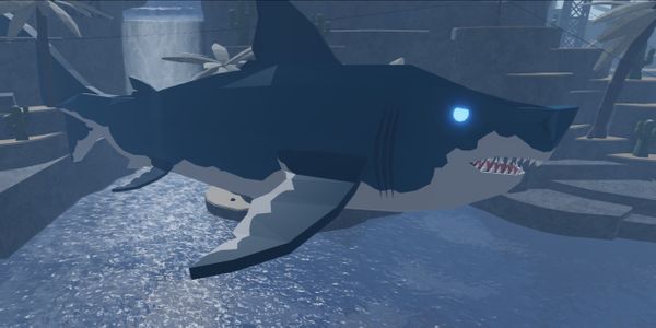 (3x) Big Megalodon Fisch | fish