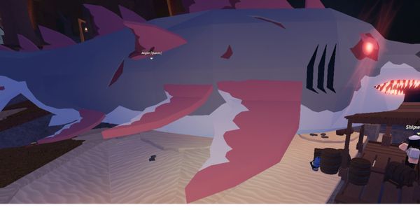 Ancient Megalodon - Fisch