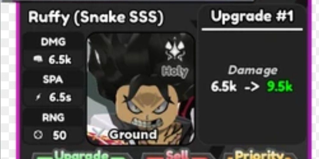 Beli Item ASTD Ruffy (Snake SSS) Roblox Terlengkap dan Termurah Maret