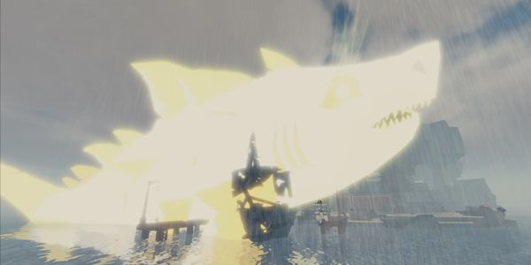 Sparkling Shiny Big Ancient Megalodon - Fisch