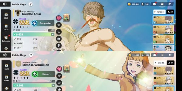 Reroll [Swimsuit Gauche Adlai] & [Mimosa Vermillion]