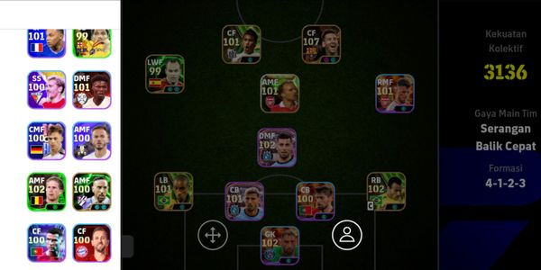 Akun gege siap push divisi messi blitz donnaruma dmf jangkar showtime old rodri