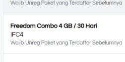Freedom 4 GB 30 Hari