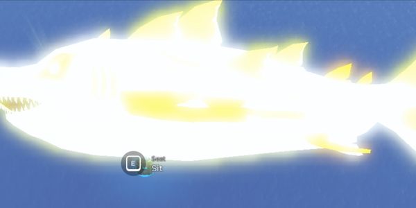 Shiny Sparkling Big Ancient Megalodon