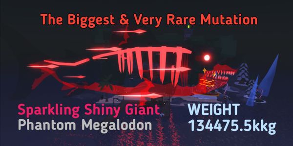 Beli Fish Sparkling Shiny Giant (SSG) Phantom Megalodon Fisch ...