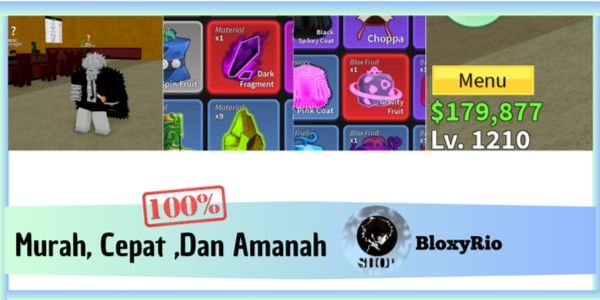 Akun Avatar BerRBX Bloxfruit