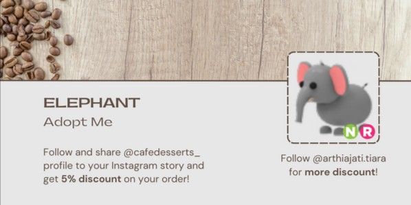 Buy Item NR Elephant - Adopt Me Roblox 2645443 | itemku