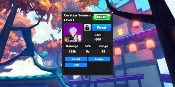 Careless Samurai (Gintoki) - All Star Tower Defense (ASTD)