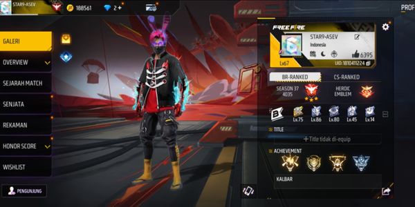 AKUN FF SULTAN SENJATA SIAP TEMPUR VAULT OTW 500