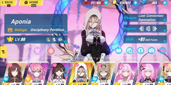Sea Midendgame account| Aponia Fullset+Eden Fullset+Sushang Fullset+Pardo 3/4+Fischl 3/4+Elysia 3/4+HOH