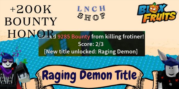 Buy Gaming Buddy Raging Demon Title Blox Fruits 2647430 | itemku