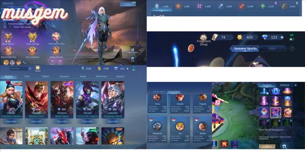 akun Ml Skin GG murah | Musgem#17