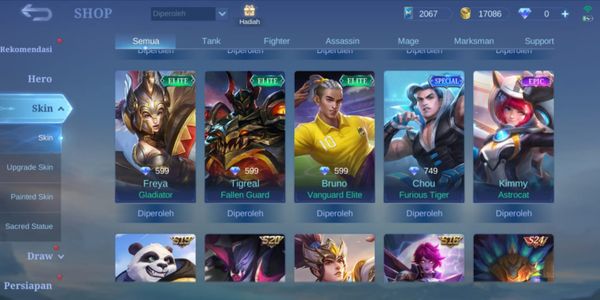AKUN ML GG MURAH epic Limit Kimmy | musegem#19