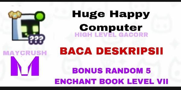 Huge happy computer