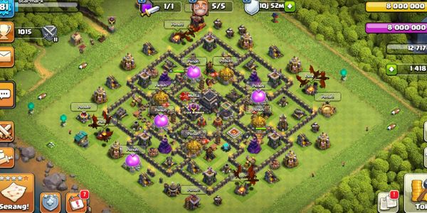 Town Hall 9 max siap upgrade
