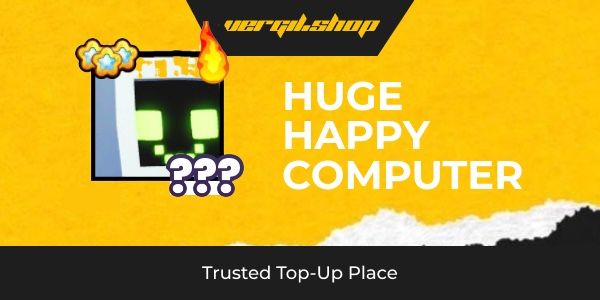 Huge happy computer