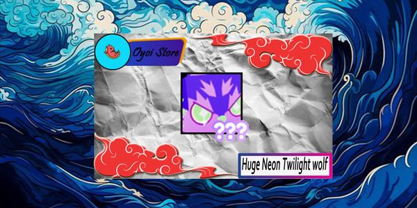 Huge NeonTwilightWolf