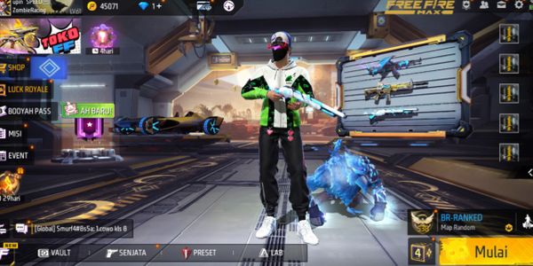 ACCOUNT FF SG 2 SKIN, AK DRACO LVL 4