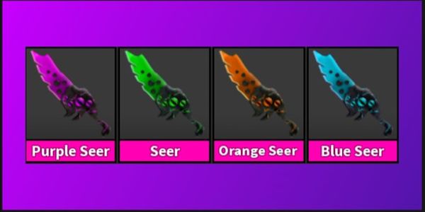 Purple Seer, Seer, Orange Seer, Blue Seer - Murder Mystery 2