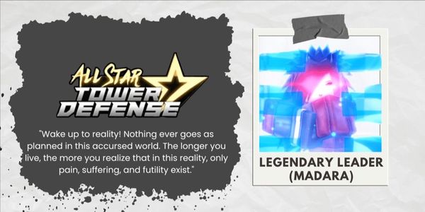 Beli Unit Legendary Leader (Madara) - All Star Tower Defense RBL All ...