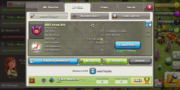 Clan Level 12 Wr Very GG, fast delivery