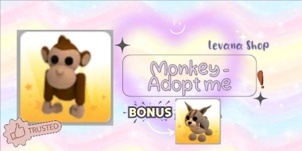 Normal Monkey Adopt me (free bonus)