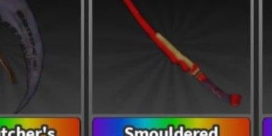 Smouldered Katana || Knife Survive The Killer