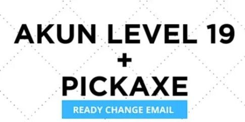 LEVEL 19 ACCOUNT + PICKAXE + RIPPER WINGS