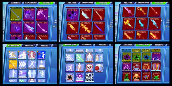 GG ABILITY INFINITY ACCOUNT+6 LIMITED SWORD+AVA BERBX (MANY ANIME SETS)+MANY ANIMATION PACKS+BLOX FRUIT BONUS+ADOPT ME, ETC