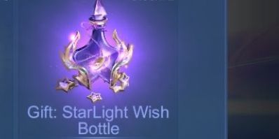 Gift : Starlight Wish Bottle (Starlight) 2000 Charisma