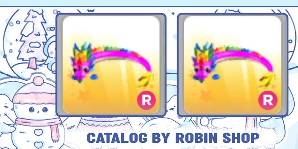 R Rainbow Dragon - Adoptme