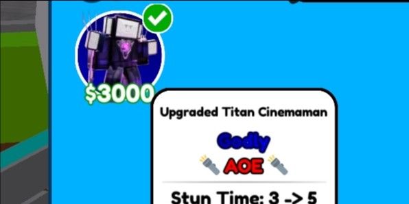 Upgraded Titan Cinema (Godly)