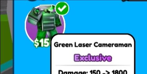 Green Laser Cameraman