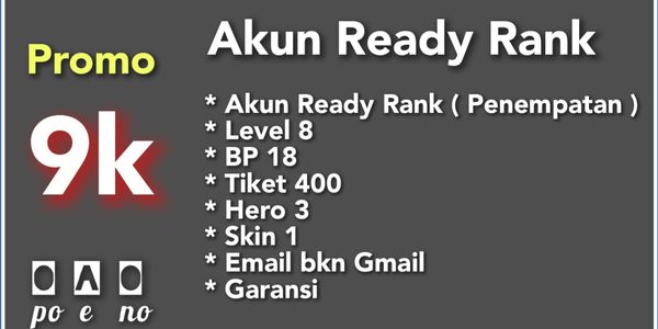 Akun ready rank