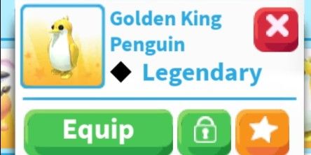 golden king penguin