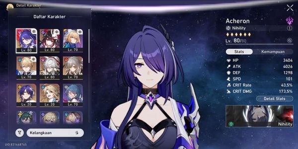 Asia Servers Acheron[Sign],Sparkle[Sign],Kingyuan[Sign],Gepard[Sign],Dr.Ratio,Yanqing