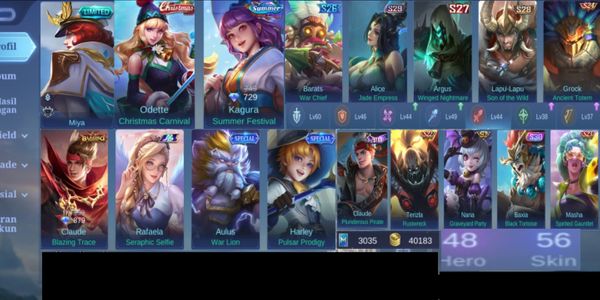 MONSEP MONKOS' Personal Mobile Legends Account has retired