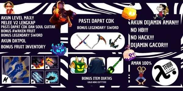 Blox Fruit GodHuman Account + CDK + Soul Guitar
