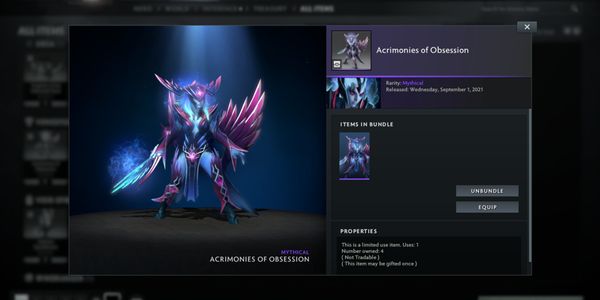 Acrimonies of Obsession (Vengeful Spirit Set) Collector Cache TI11