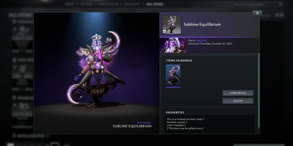 Sublime Equilibrium (Void Spirit Set) Collector Cache TI11
