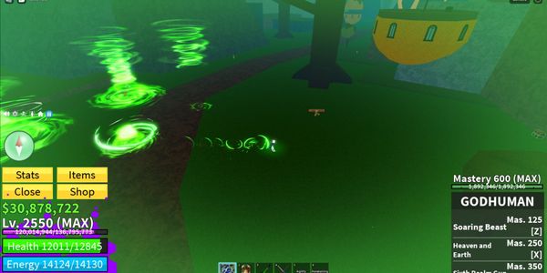 Akun Bloxfruit Max Level Race Mink V4 Full Gear - CDK - Soul Guitar - God Human Fighting Skill
