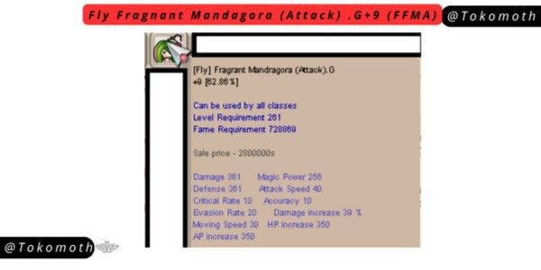 Fly Fragnant Mandagora (Attack) .G+9 (FFMA)